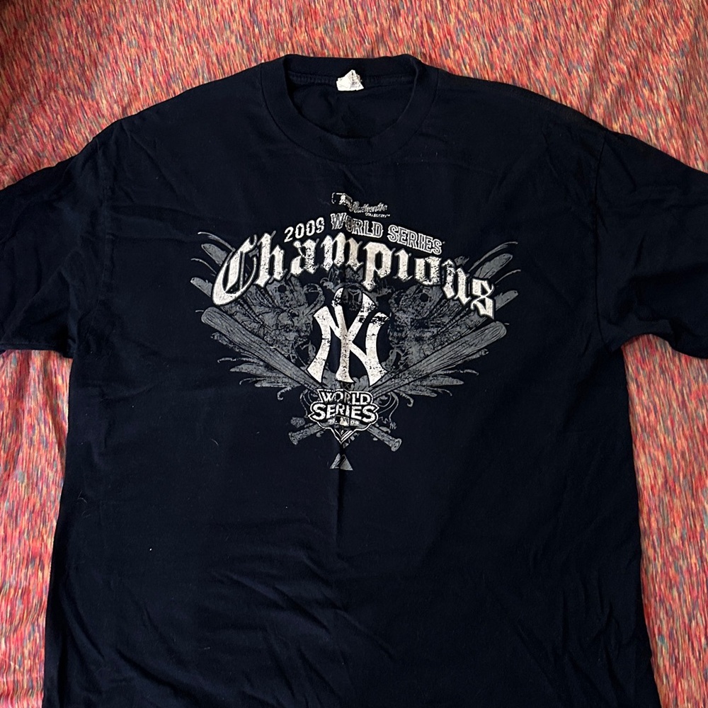 Men's Black Champions Graphic Tee